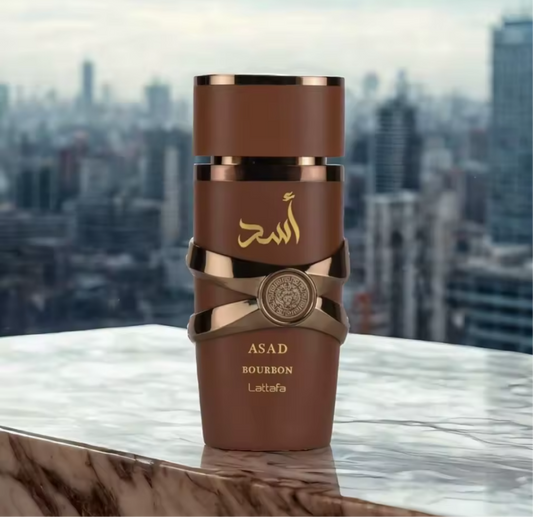 Lattafa Asad Bourbon Eau De Parfum Spray 3,4  (100ml) Unissex