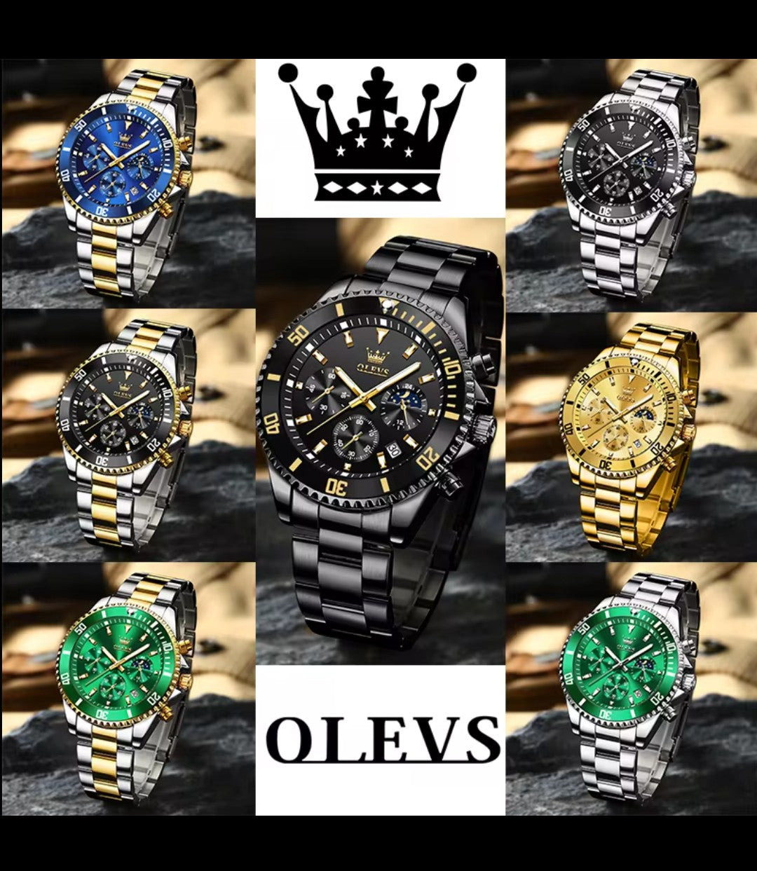 Olevs Luxury Watch for Men – Precision, Power & Timeless Elegance