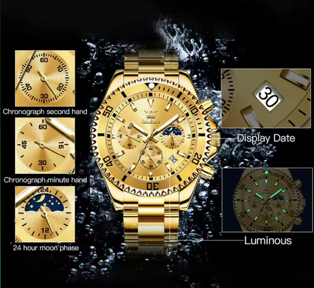 Olevs Luxury Watch for Men – Precision, Power & Timeless Elegance